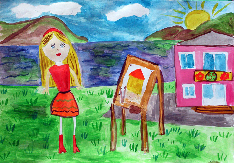 Я очень люблю рисовать и куклы. Детские рисунки. Рисунок на тему Мои увлечения. Рисунок на тему моё хобби. Рисунки 6 летних детей.